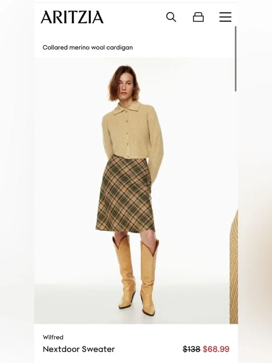 Aritzia Wilfred Nextdoor Sweater - Picture 1 of 5